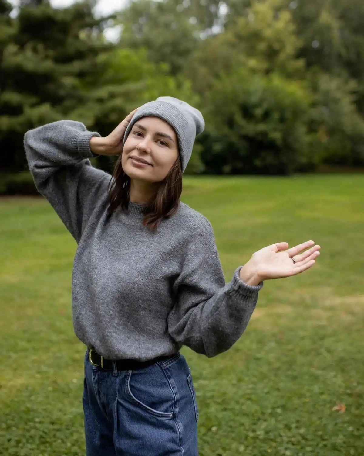 Classic Silent Cuffed Beanie, Koala Gray - Aware House - HAAKWEAR USA -