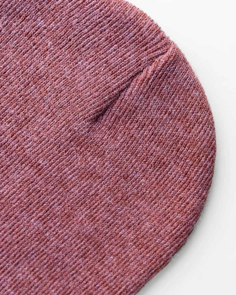 Classic Silent Cuffed Beanie, Rusty Burgundy - Aware House - HAAKWEAR USA -