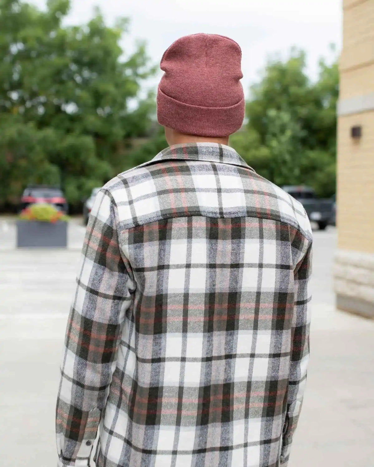 Classic Silent Cuffed Beanie, Rusty Burgundy - Aware House - HAAKWEAR USA -