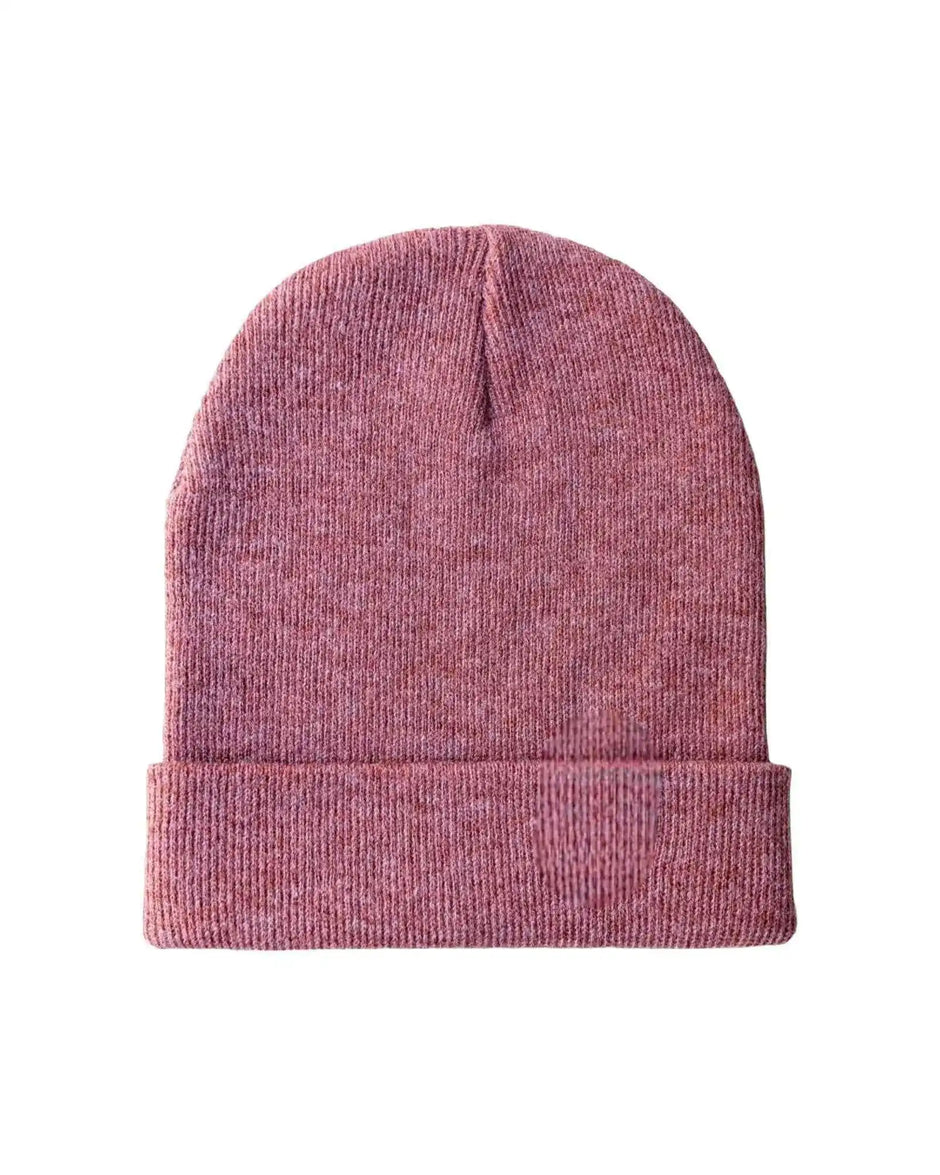 Classic Silent Cuffed Beanie, Rusty Burgundy - Aware House - HAAKWEAR USA -