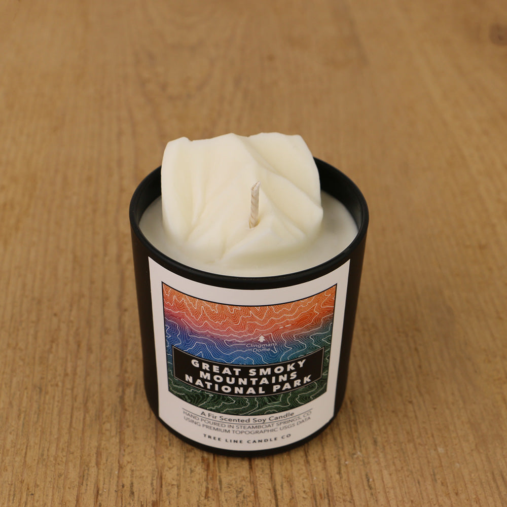 Great Smoky Mountains National Park Candle | 3D Clingmans Dome Soy Candle