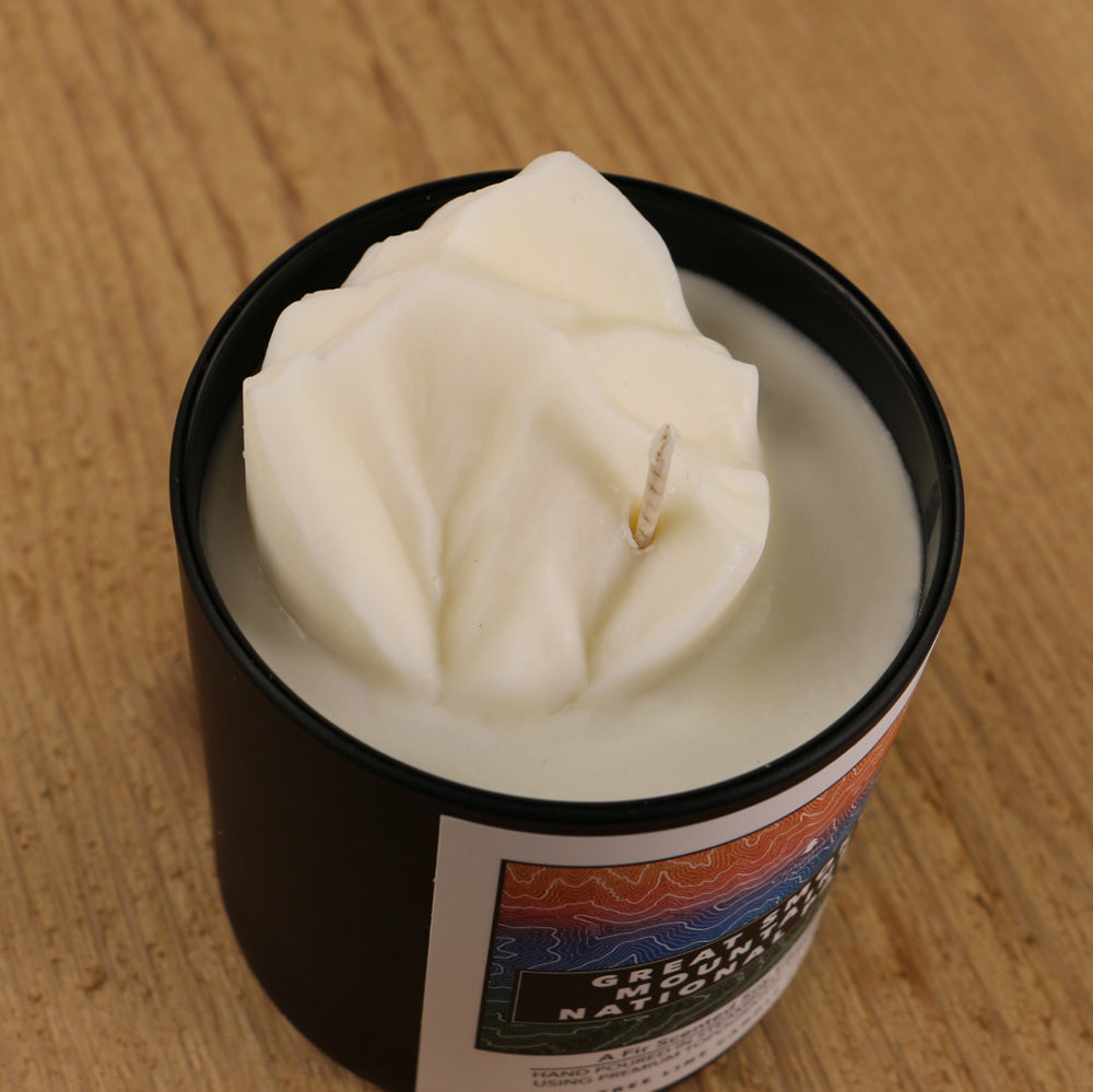 Great Smoky Mountains National Park Candle | 3D Clingmans Dome Soy Candle-2