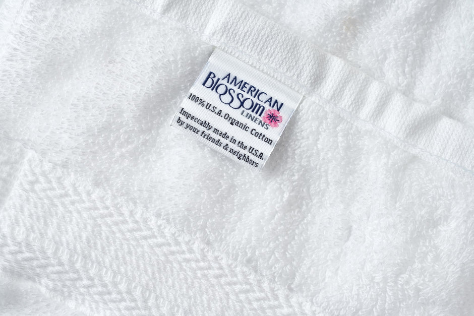 Organic Bath Towel | Luxury USA Cotton - Aware House - American Blossom Linens -