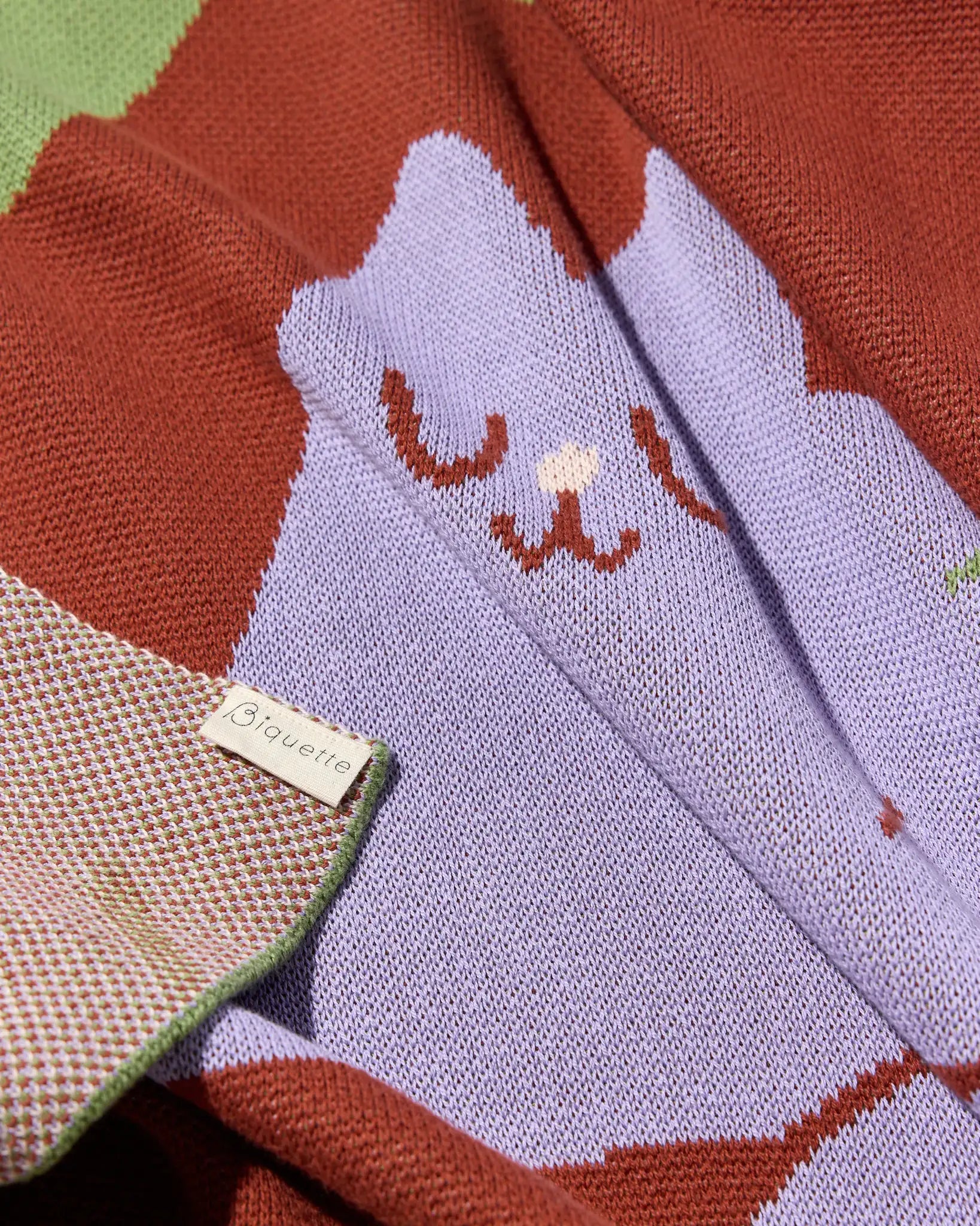 Cocktail Cat Throw Blanket