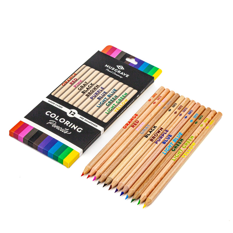 Musgrave Coloring Pencils | 12 Count-zoom-