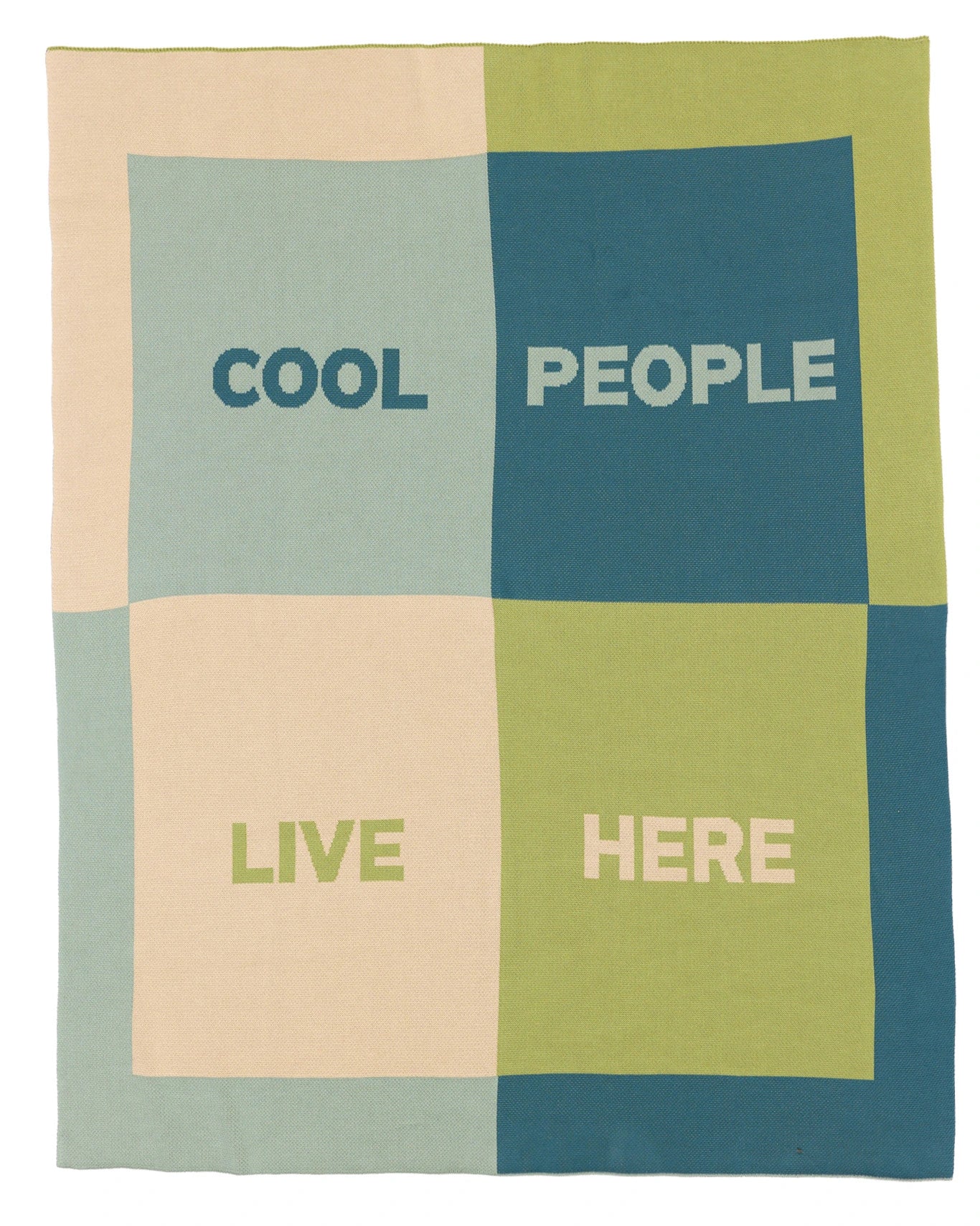 Cool People Live Here Throw Blanket-zoom-3