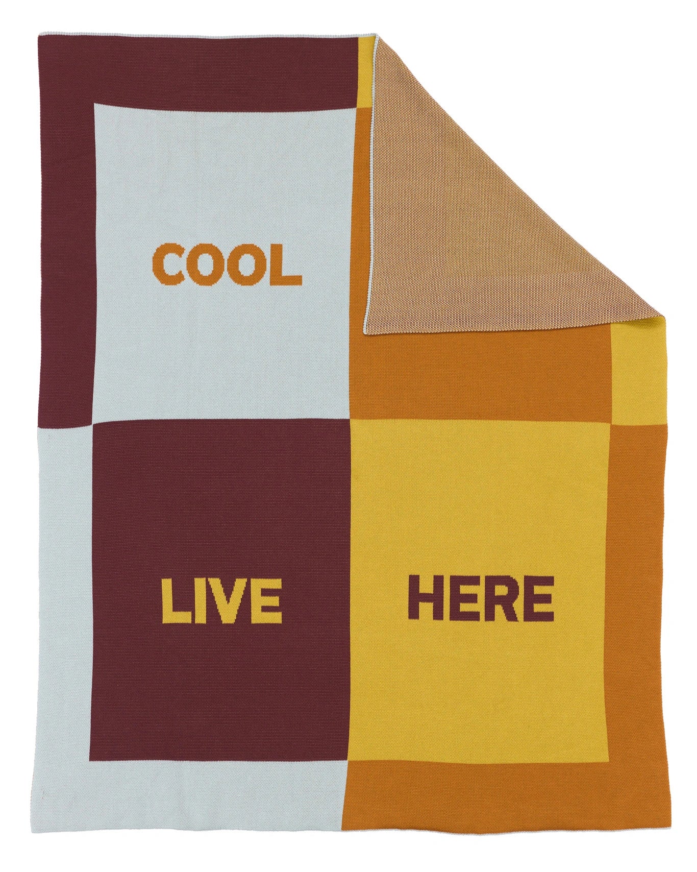 Cool People Live Here Throw Blanket