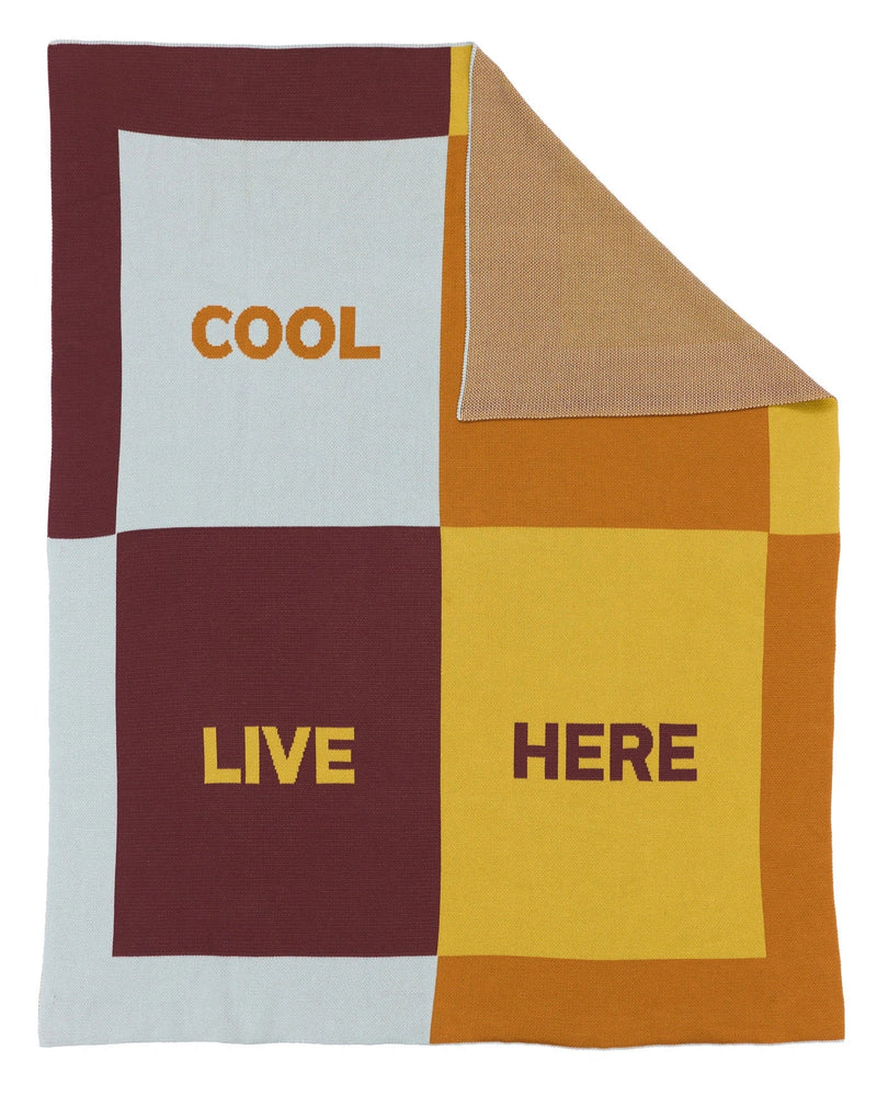 Cool People Live Here Throw Blanket-zoom-