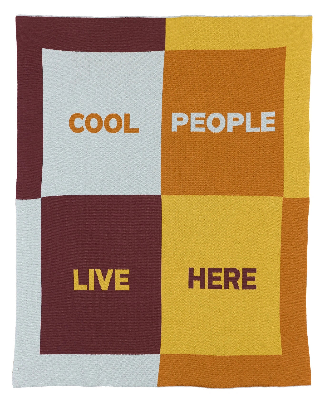 Cool People Live Here Throw Blanket-zoom-2