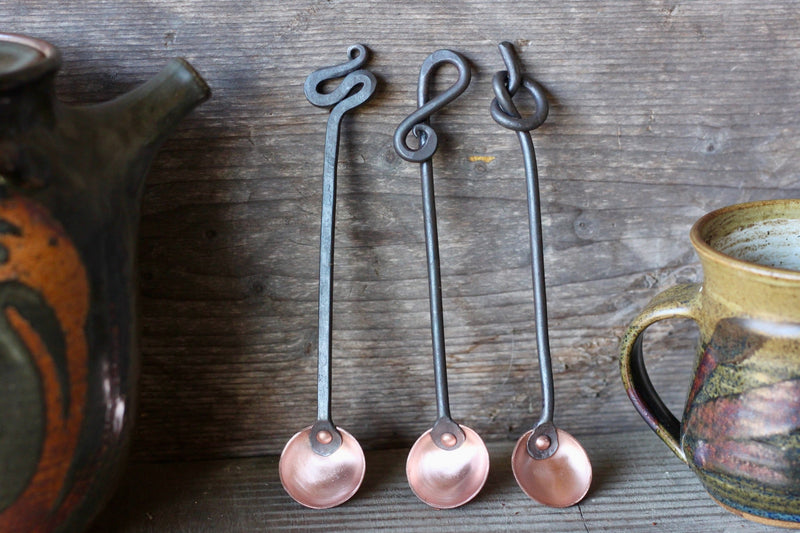 Copper and Steel Teaspoons (1 Tsp)-zoom-