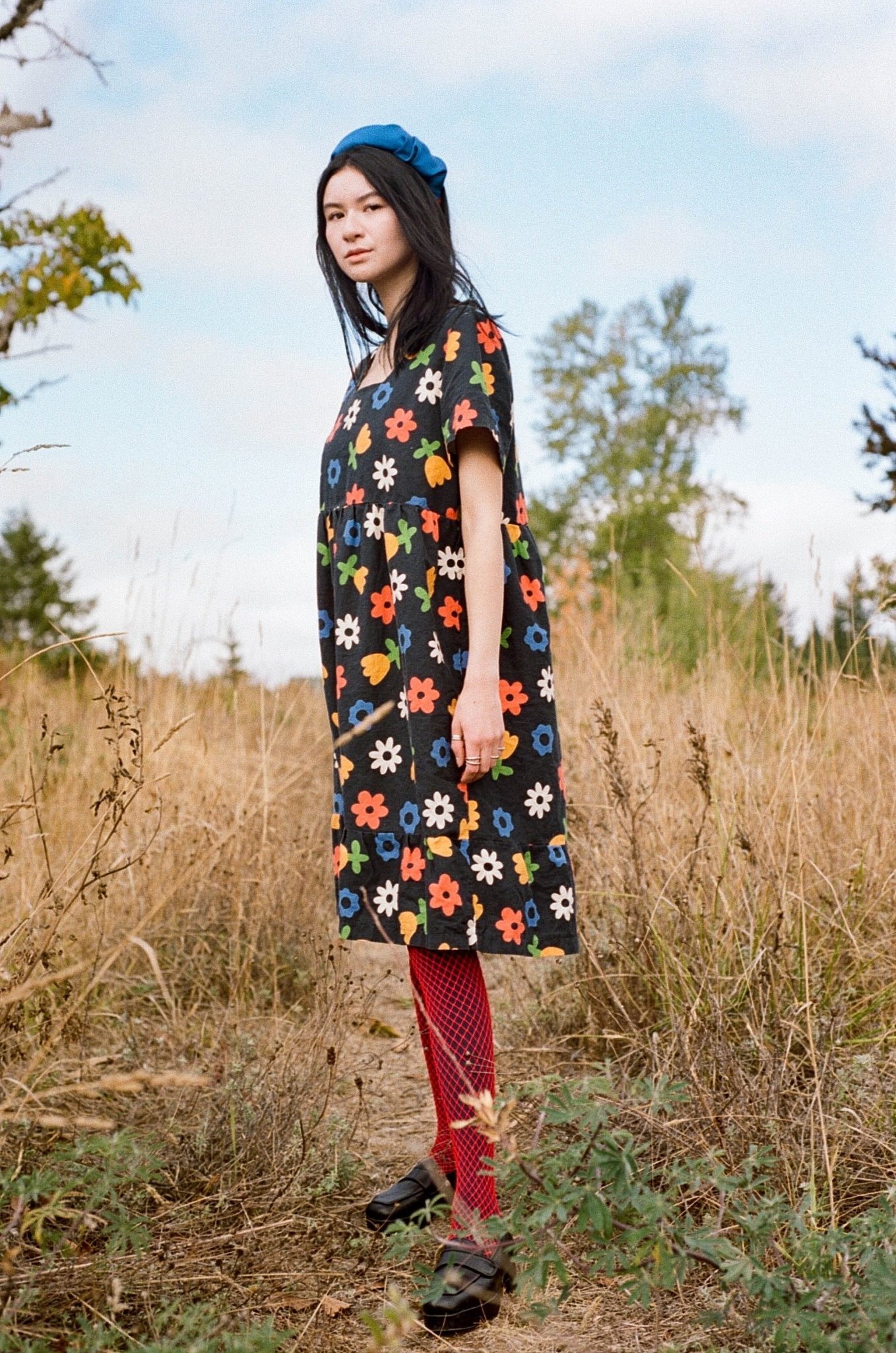 Billie Dress | Floral Black - Aware House
