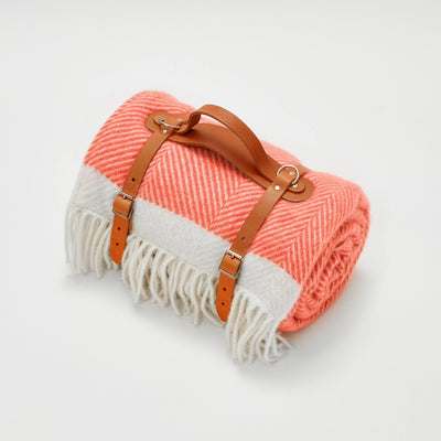 Herringbone Wool Picnic Blanket