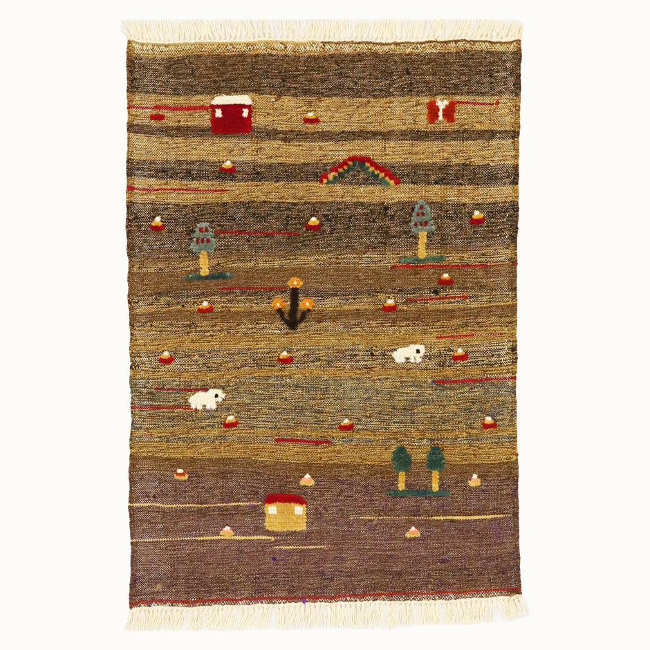 Cottage Trail Kids Rug | Handmade Wool Rug for Nursery, Playrooms & Children’s Rooms - Aware House