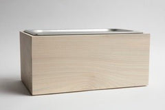 Countertop Compost Bin – Noaway© in Magnolia Wood & Stainless Steel - Aware House
