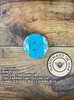 Reusable Cotton Jar & Bowl Covers | Eco-Friendly Kitchen Covers - Aware House - Five Oaks Farm -