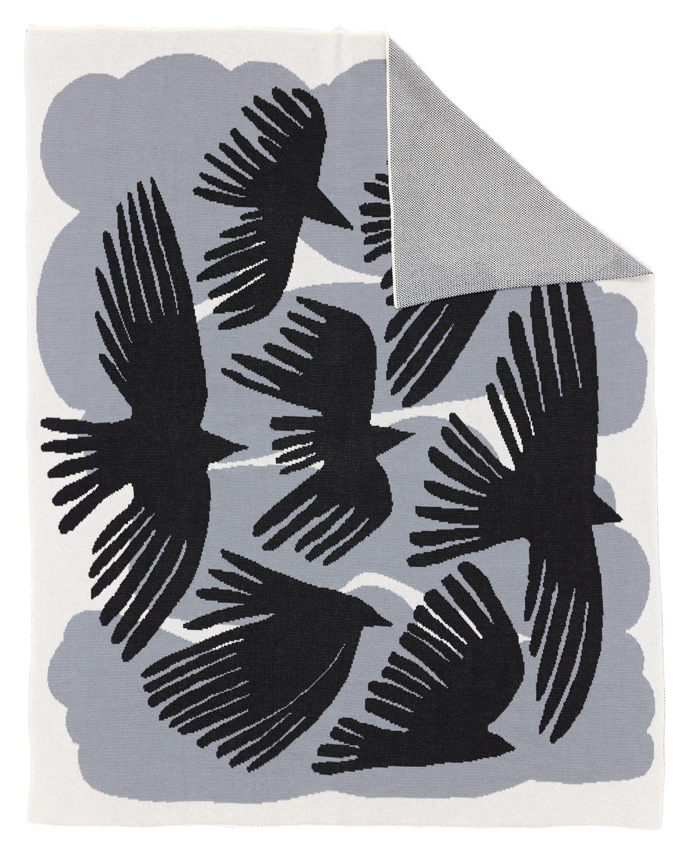 Crows Throw Blanket
