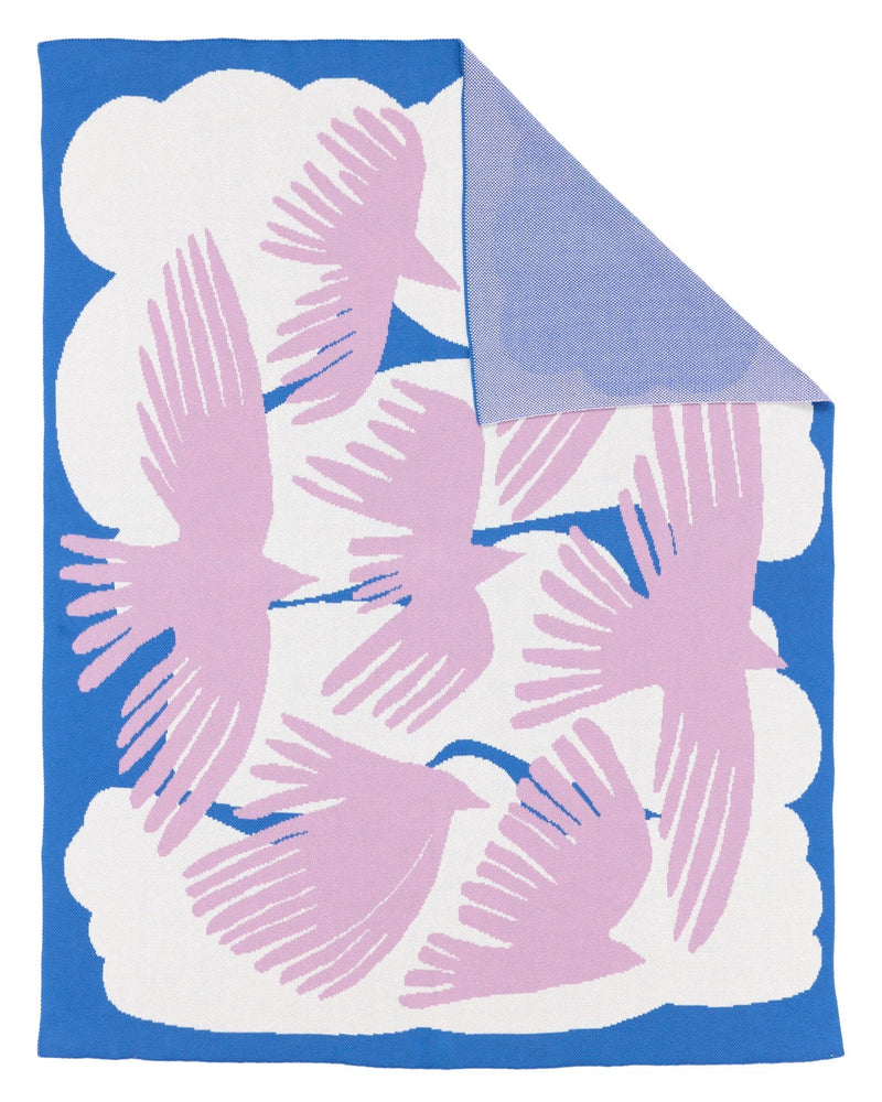 Crows Throw Blanket-zoom-