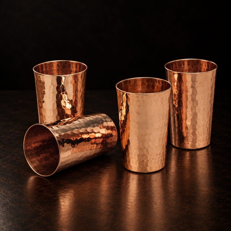 Tequilero Copper Shot Cups-zoom-