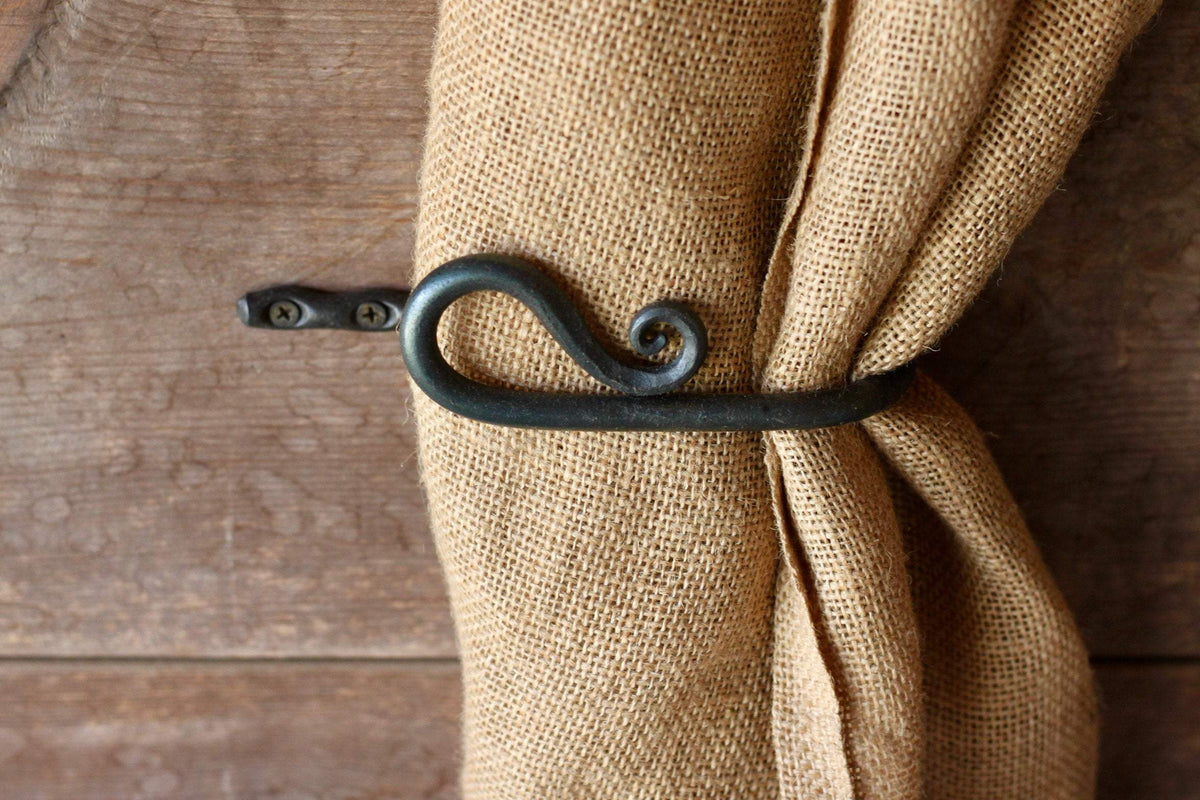 Curtain Tie Back - Reverse Scroll-zoom-1