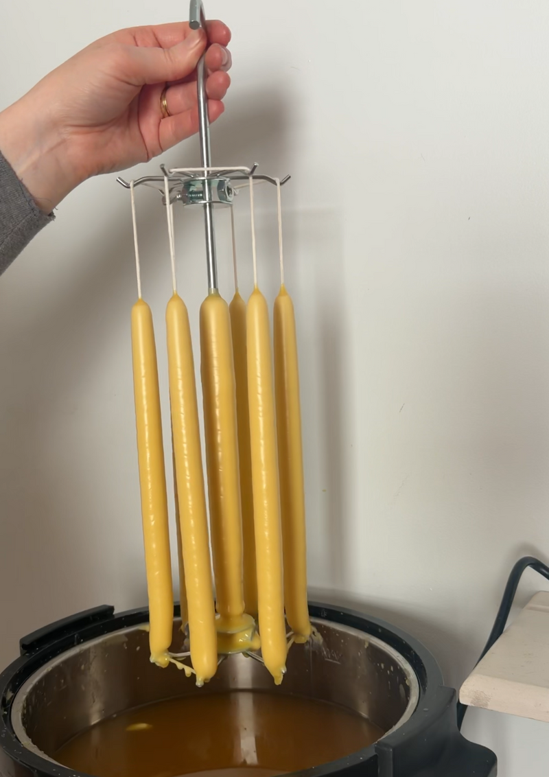 Pure Beeswax Tapers-zoom-
