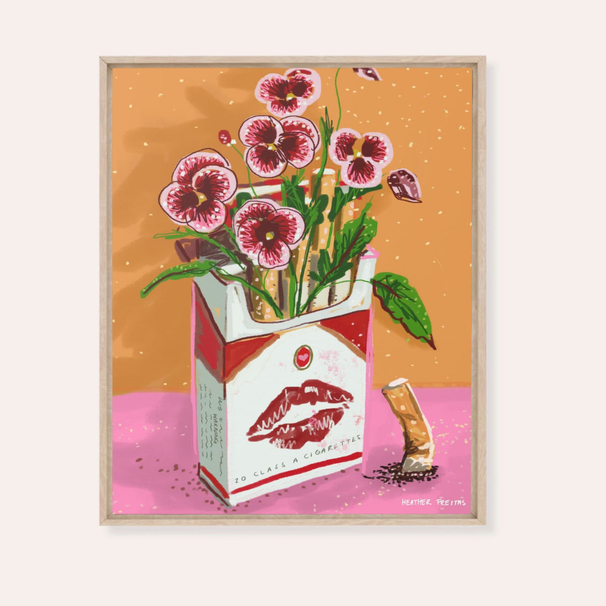 Dirt Bouquet | Framed Fine Art Canvas Print | Multiple Sizes-5