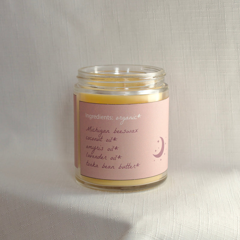Sweet Dreams Aromatherapy Beeswax Candle-zoom-