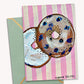 Bagel Greeting Card Fine Art Print