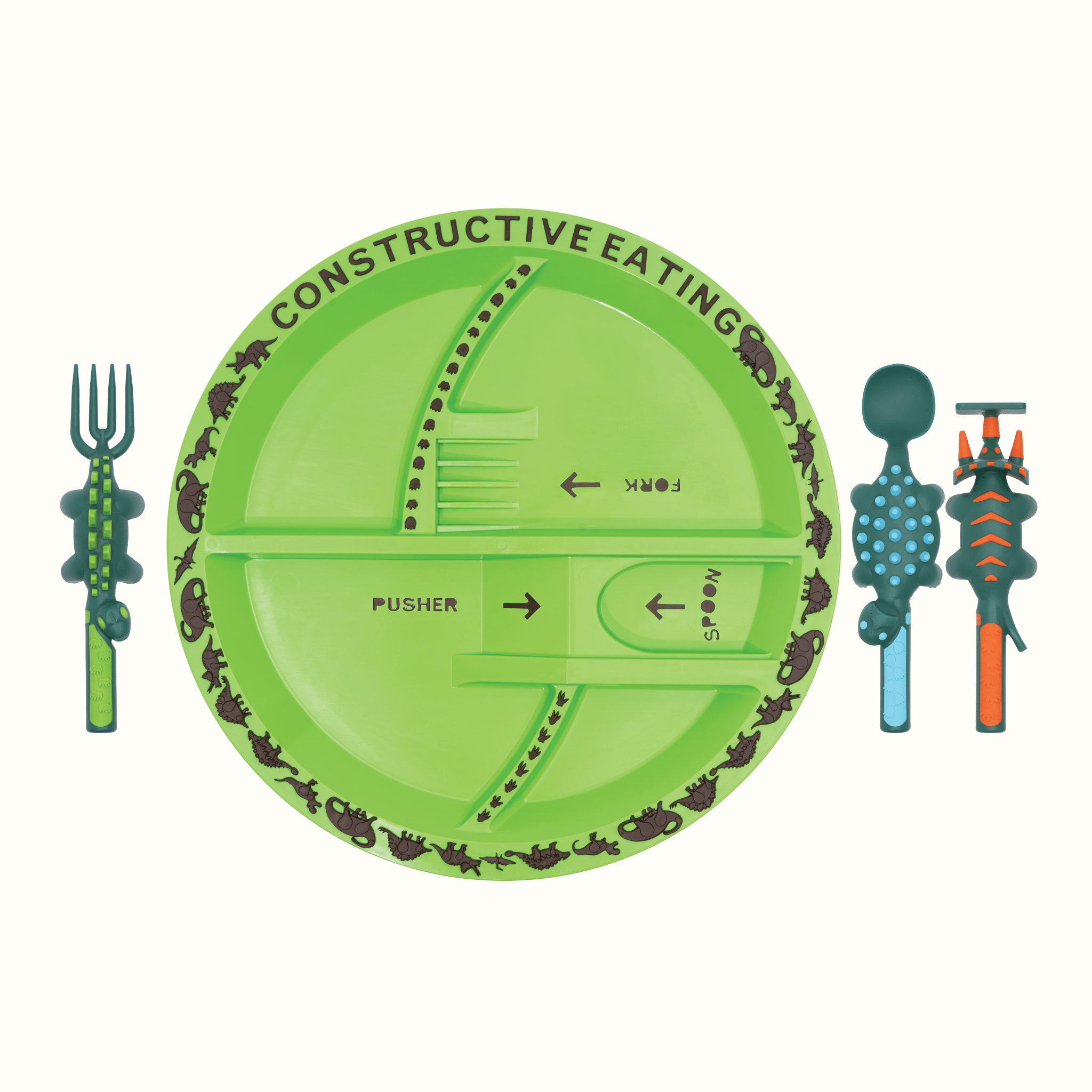 Utensil & Plate Combo - Aware House - Constructive Eating -