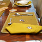 Floral Flutter Embroidered Table Linen Set