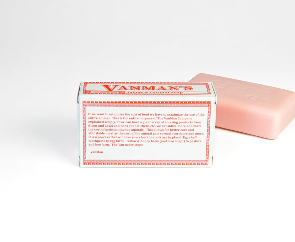 VanMan's Tallow & Coconut Soap - Aware House - The VanMan Company -