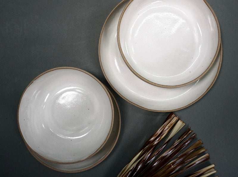 The Dinnerware Set – Gray/White-zoom-