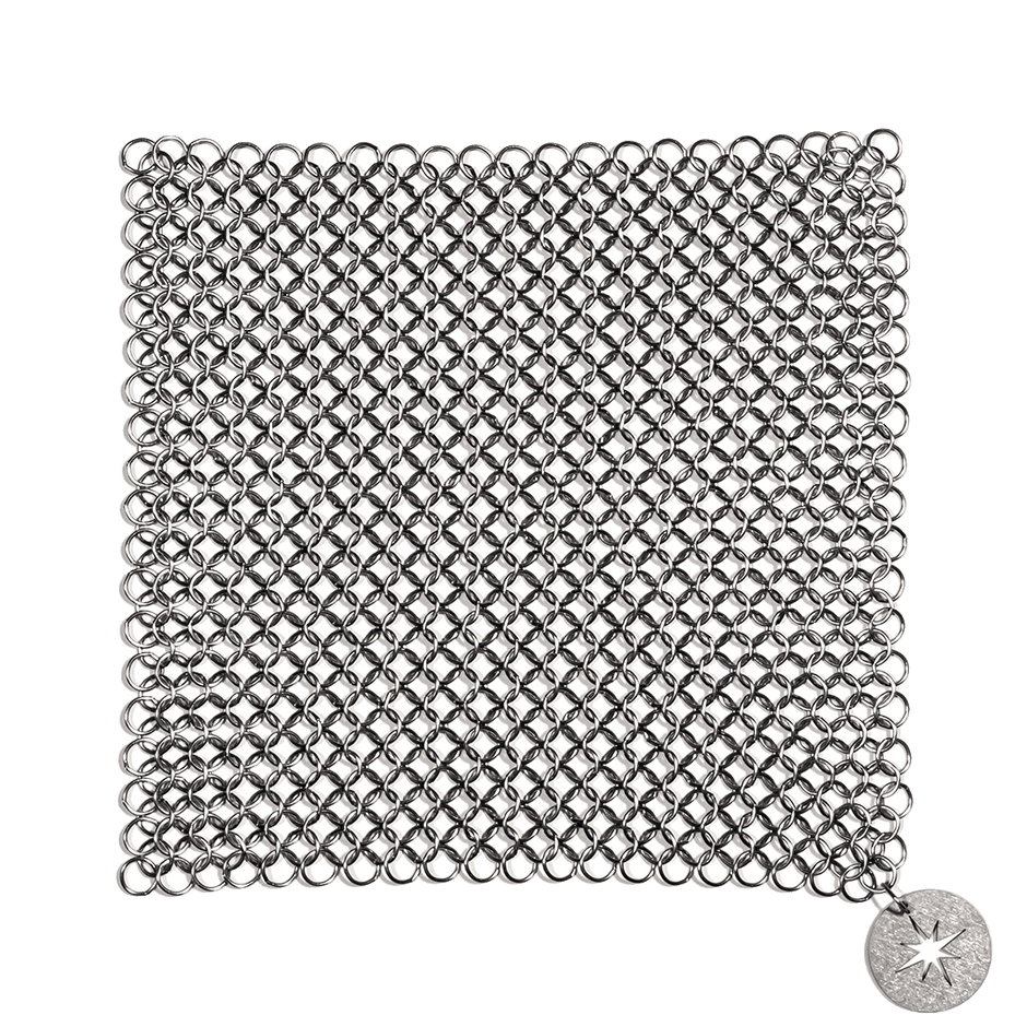 Chain Mail Scrubber - Aware House - Stargazer Cast Iron -