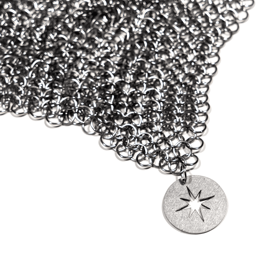Chain Mail Scrubber - Aware House - Stargazer Cast Iron -