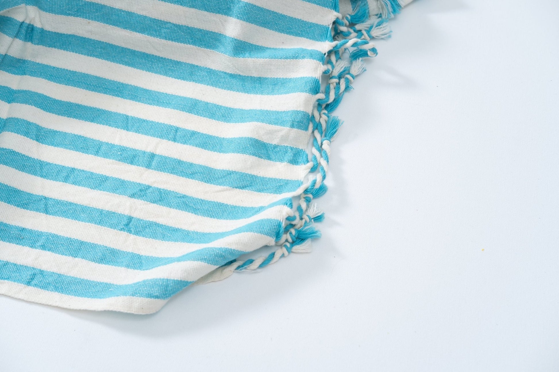 Girit Turquoise Cotton Linen Towel - Aware House