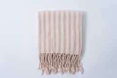 Girit Salmon Cotton Linen Towel - Aware House - Eastern Woven - 