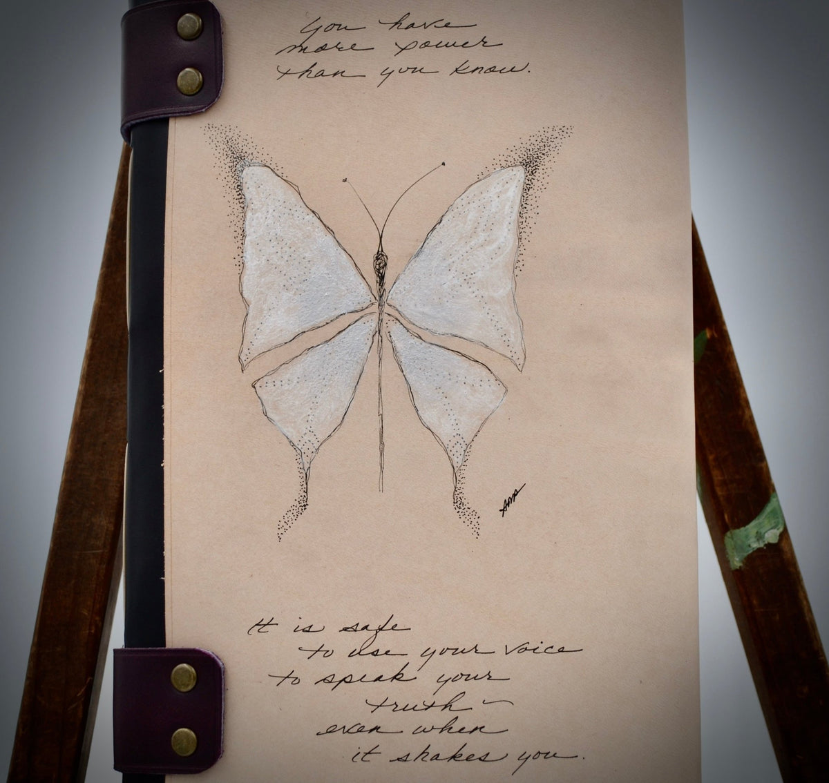 Safe Butterfly | Journey Journal - Aware House - Anne-Marie-Designs -