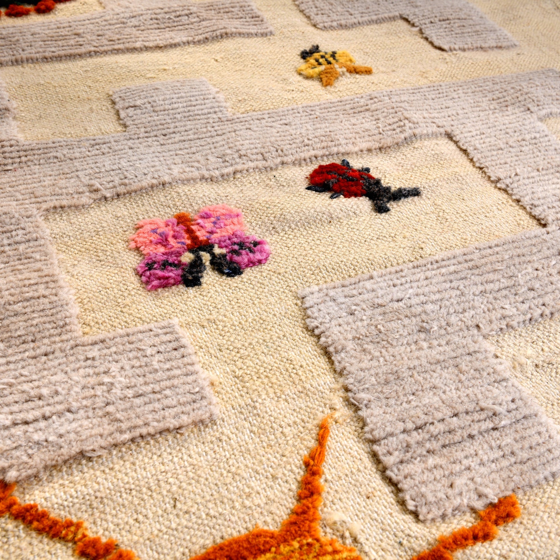 Labyrinth Kids Rug | Handmade Wool Rug for Nursery, Playrooms & Children’s Rooms - Aware House