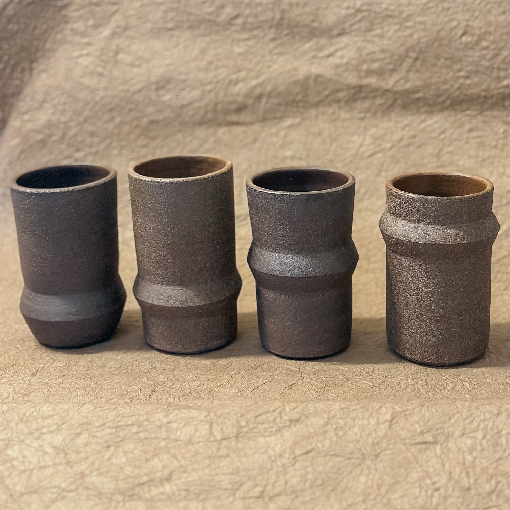 Saturn Ceramic Tumblers in Dark Brown - Aware House