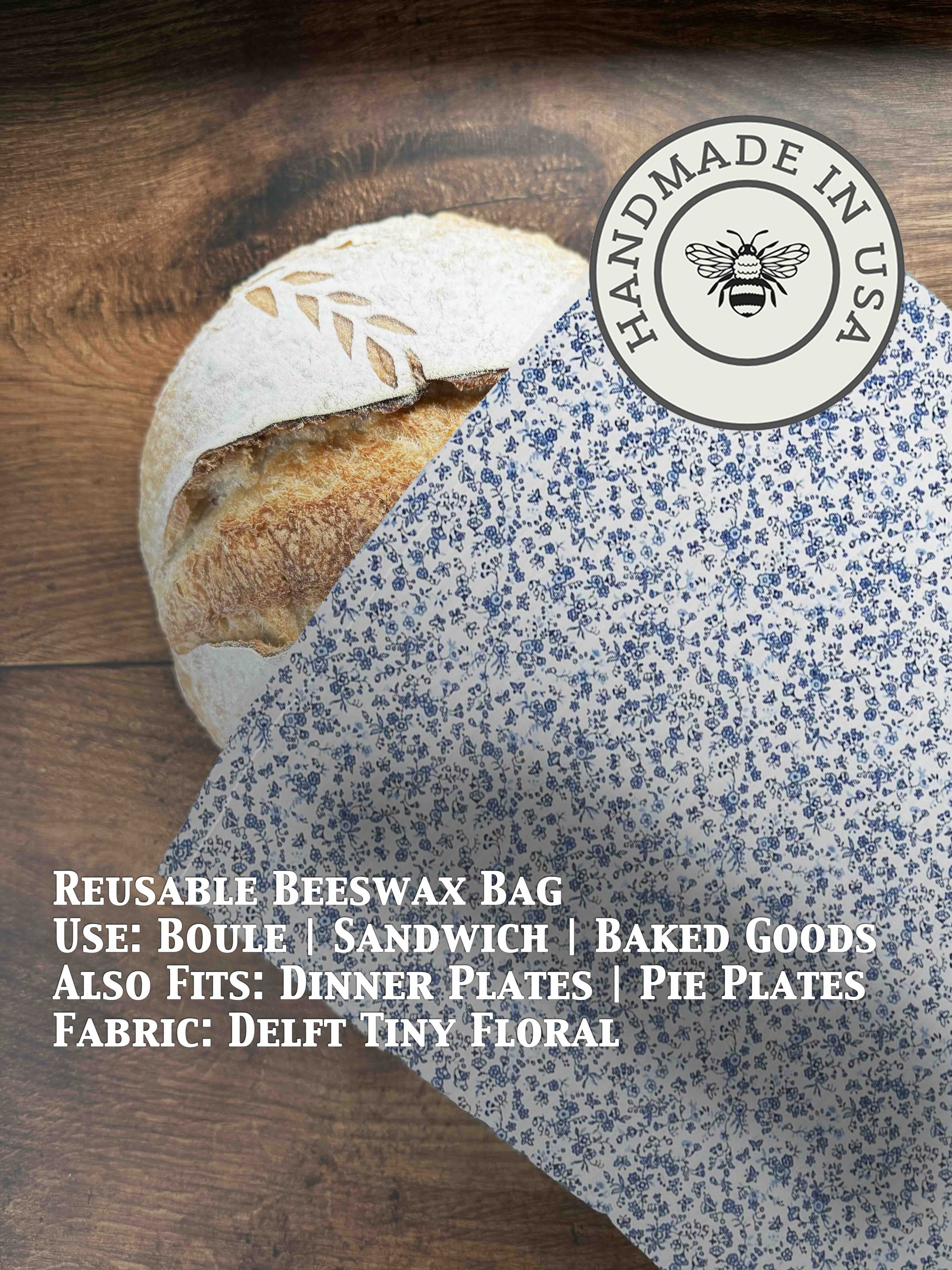 Beeswax Bread Bag | Reusable Cotton Food Storage Bag-zoom-28