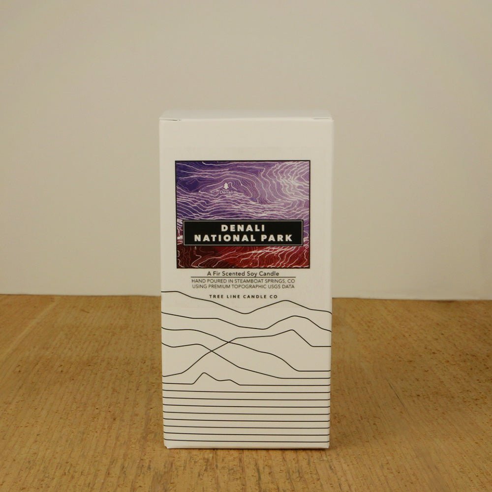 Denali National Park Candle | Fir Scented Soy Candle with 3D Denali - Aware House