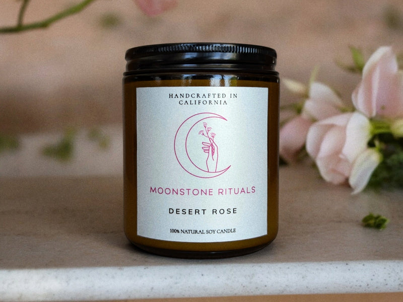 Desert Rose Candle-zoom-