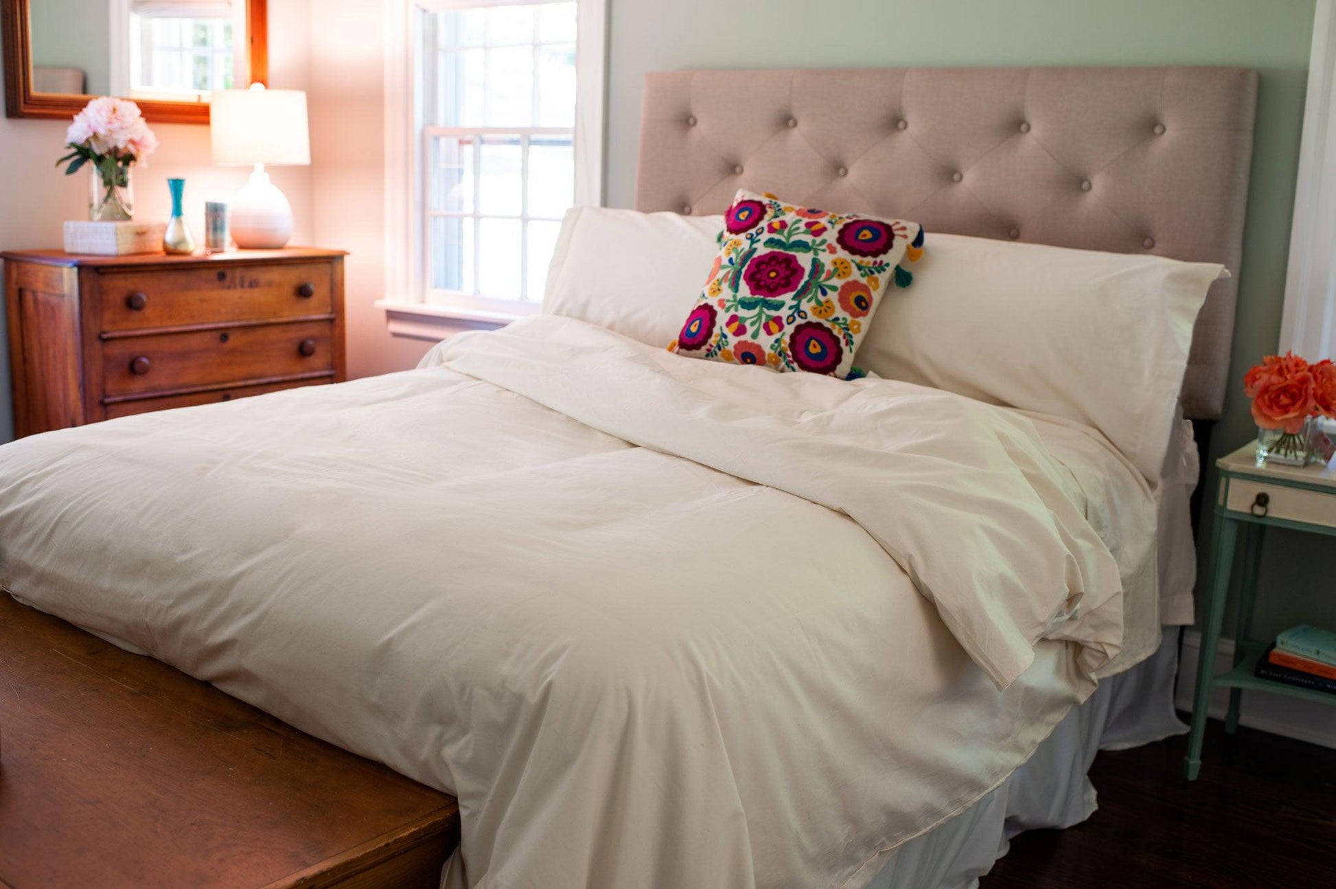 Cotton Duvet Cover Set - Aware House - American Blossom Linens - 
