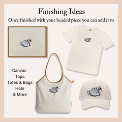 Swan Beaded Art Kit - Aware House - Heather Freitas -