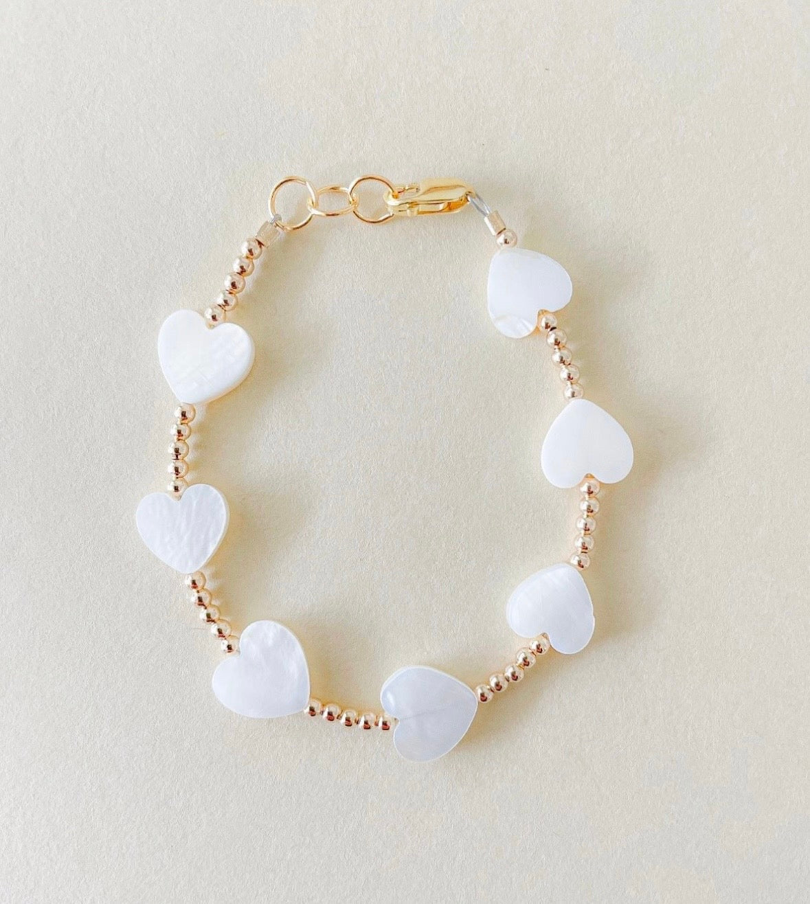 Shell Heart Bracelet | 14K Gold Filled
