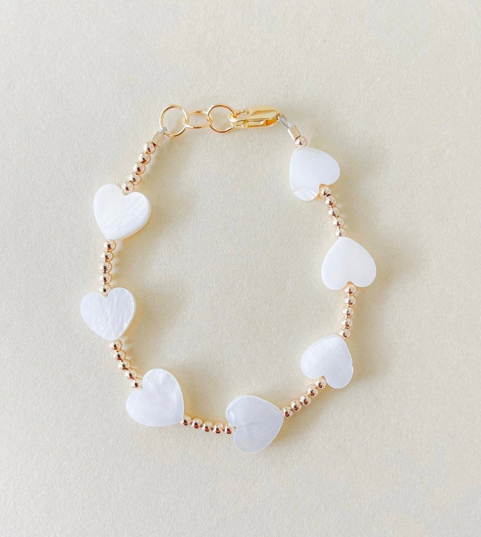 Shell Heart Bracelet | 14K Gold Filled