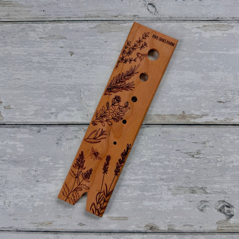 Wooden Herb Stripper | Handmade Kitchen Tool-zoom-