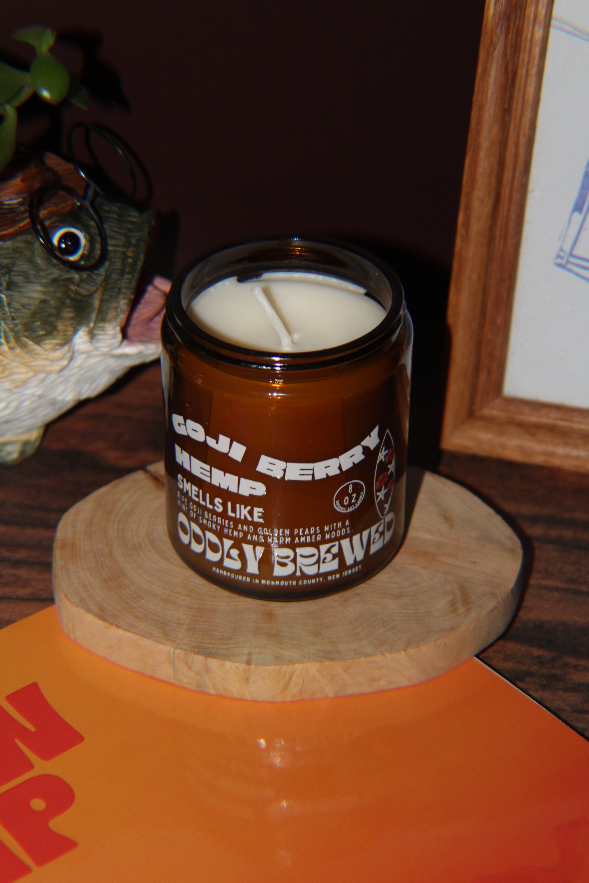 Goji Berry & Hemp Soy Candle-1
