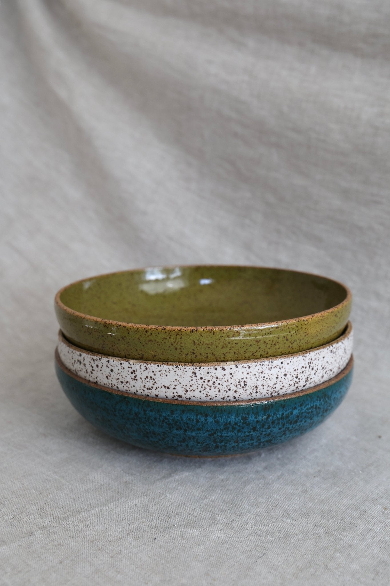 Minimalist Pasta Bowl | Handmade Stoneware - Aware House