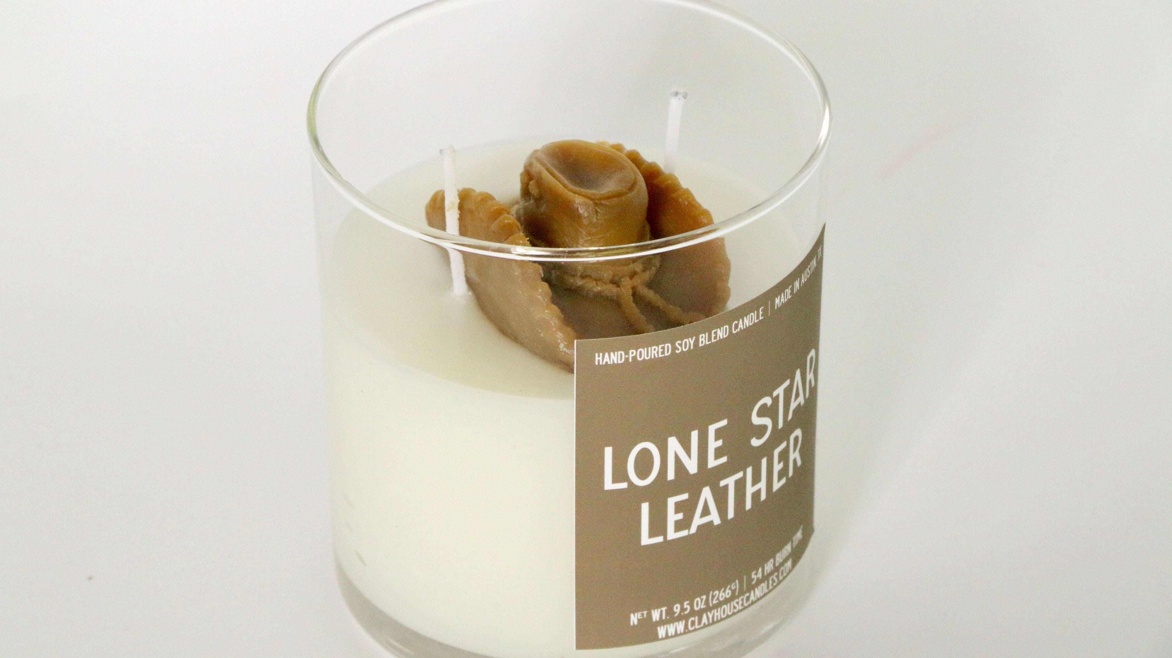 Lone Star Leather Container Candle-zoom-4