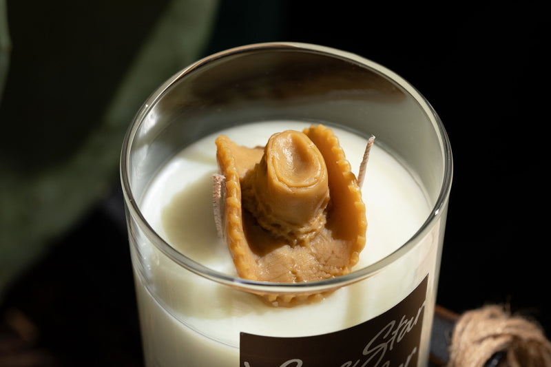 Lone Star Leather Container Candle-zoom-